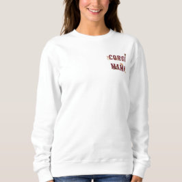 Sudadera acogedora con tipografía estética de Corg