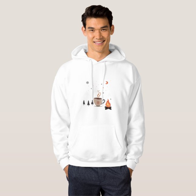 Sudadera Acogedora Vibes Winter Fire Hoodie (Anverso completo)
