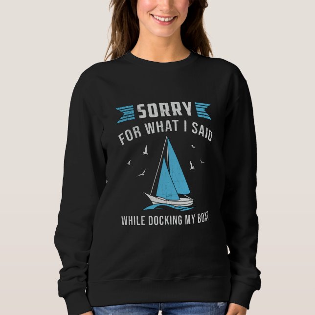 Sudadera Acoplamiento de mi barco velero Funny (Anverso)