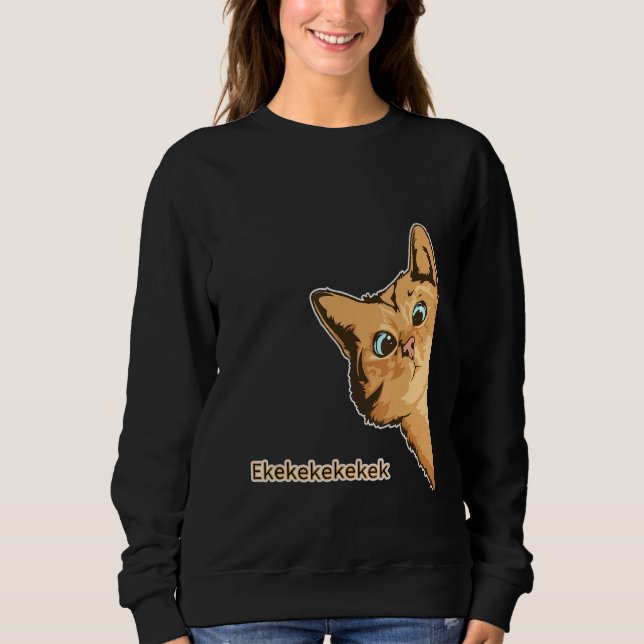 Sudadera Actitud de gato (Anverso)