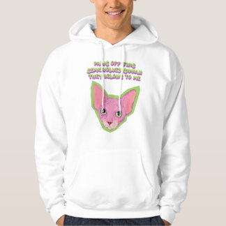Sudadera Actitud de gato rosa