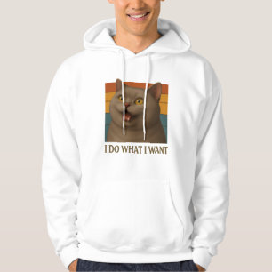 Sudadera Actitud del gato retro