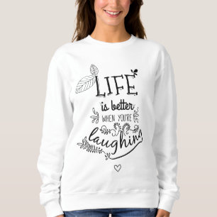 Sudadera Actitud Felicidad Vida Frase Motivacional Éxito