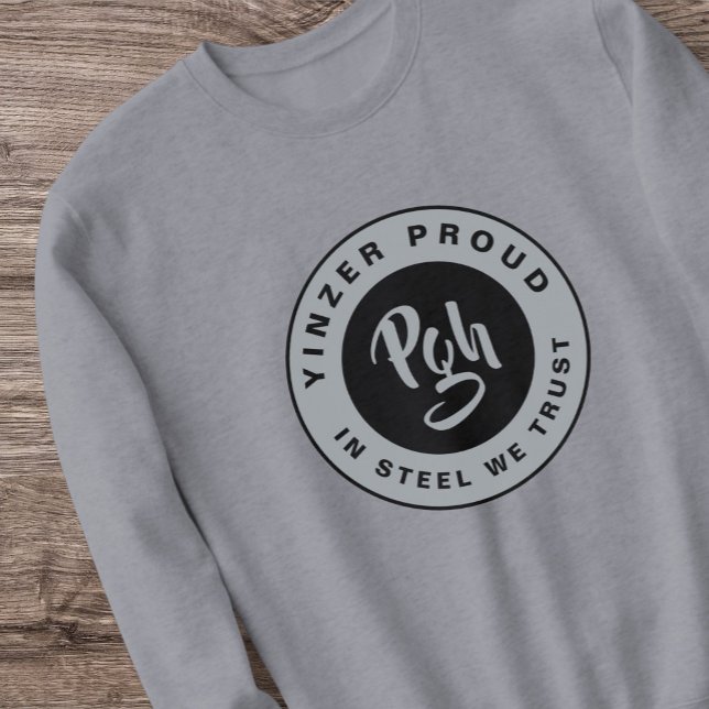 Sudadera Activewear Deportes Moda Yinzer Pgh Retro Fit (Subido por el creador)
