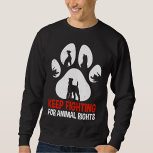 Sudadera Activista animal rescata derechos de conservación