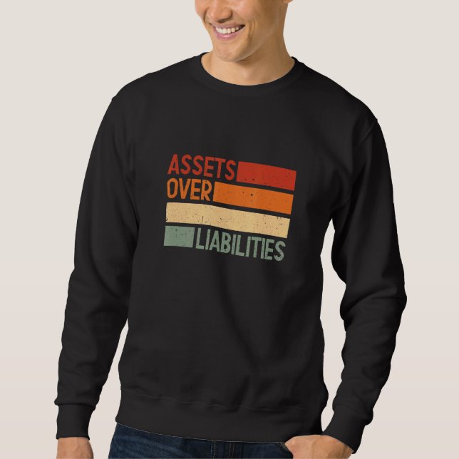Sudadera Activos Sobre Pasivos Importantes Para Los Emprend (Anverso)