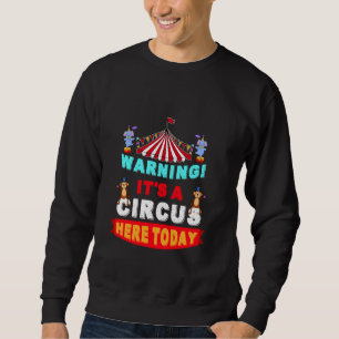 Sudadera Acto de vintage de disfraces de circo de personal