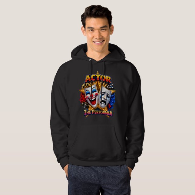 Sudadera Actor - El Intérprete Hombre Oscuro  (Anverso completo)