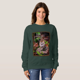 Sudadera Actos De Amabilidad Cita Inspiradora Chipmunk