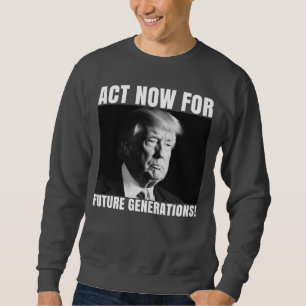 Sudadera Actuar ahora para las generaciones futuras - Conci