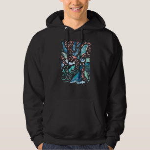 Sudadera Acuarela Ballenas Árticas Pescado Beluga Narwhal S