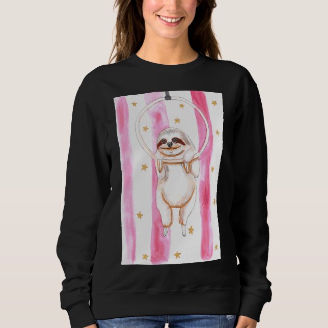 Sudadera Acuarela Circus Sloth (Anverso)