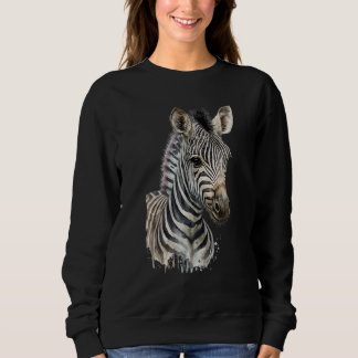 Sudadera Acuarela de cebra
