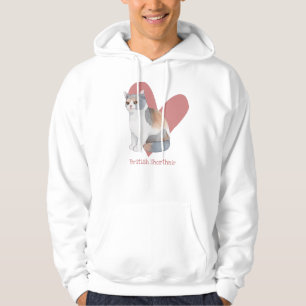 Sudadera Acuarela de gato al descubierto británica Kitty Pi