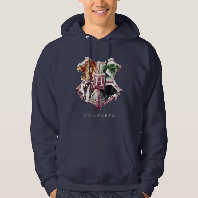 Sudadera Acuarela del escudo de Harry Potter el | HOGWARTS™ (Anverso)