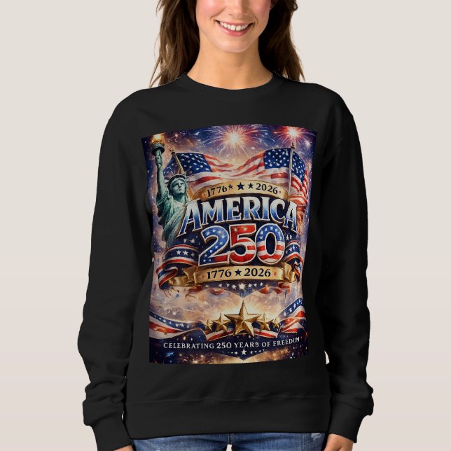 Sudadera Acuarela Día de la Independencia (Anverso)