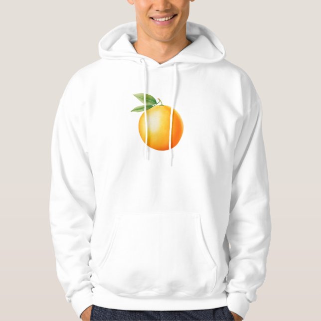 Sudadera Acuarela Naranja (Anverso)