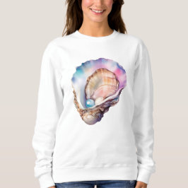 Sudadera Acuarela Ostra