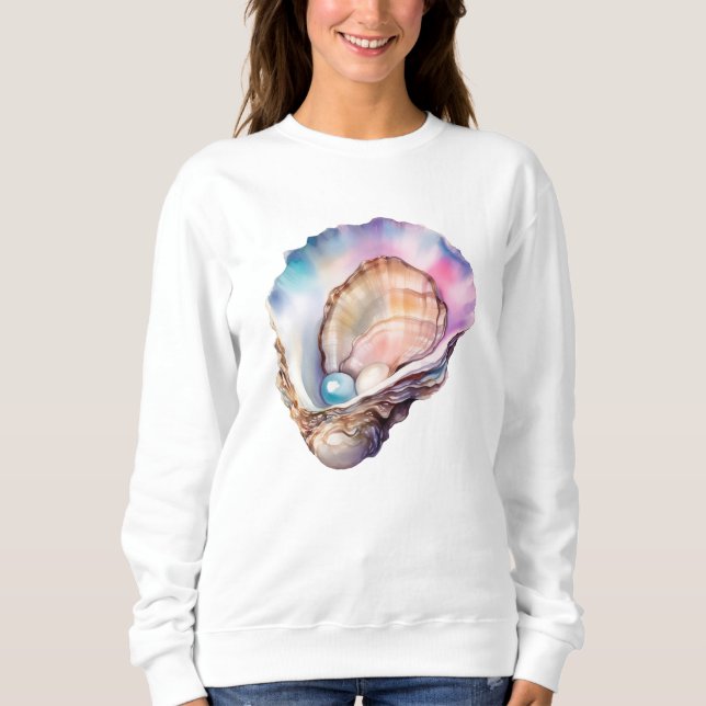 Sudadera Acuarela Ostra (Anverso)