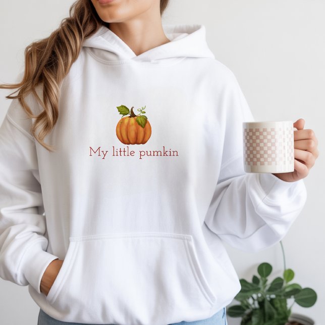 Sudadera Acuarela pequeña calabaza fiesta acción de gracias (Subido por el creador)