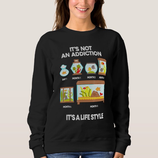 Sudadera Acuario Addictionacuario Addict Aquarist Fish Ta (Anverso)