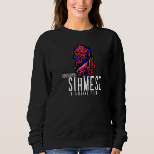 Sudadera Acuario de peces Betta Fish de Siamés
