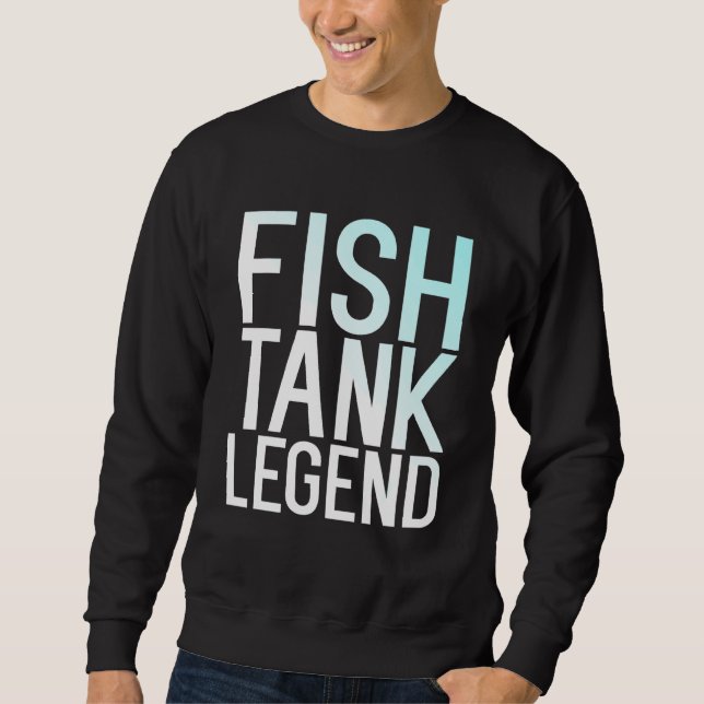 Sudadera Acuario de pescadores de la leyenda del tanque de  (Anverso)
