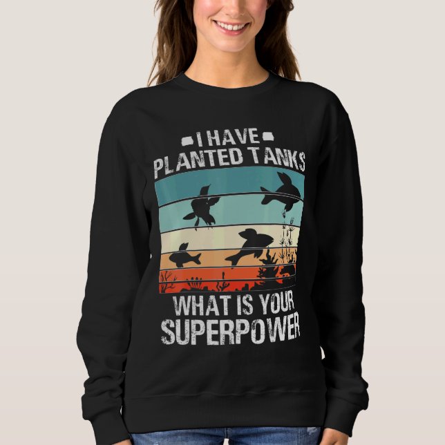 Sudadera Acuario de pescadores Vintage (Anverso)