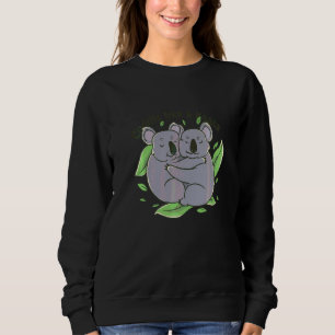 Sudadera Acurrucarse Como Una Pareja De Koalas Metas Animal