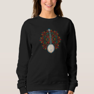 Sudadera Acústica música folclórica de banjo étnico