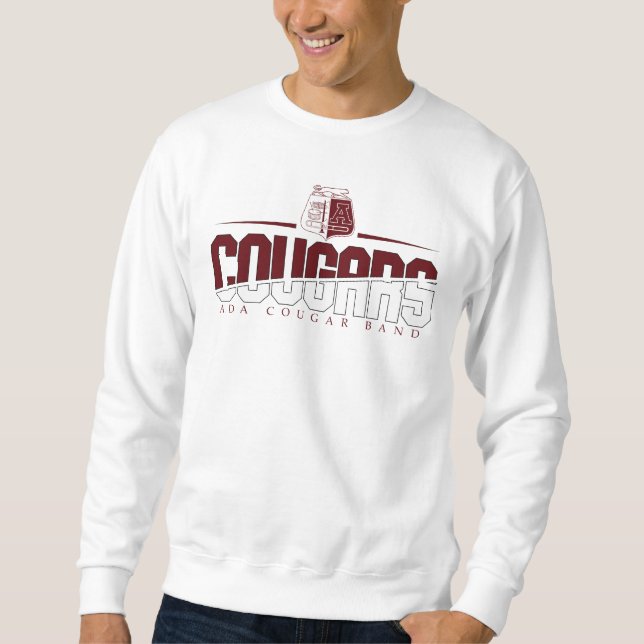 Sudadera Ada Cougar Band Classic White Sweshirt (Anverso)