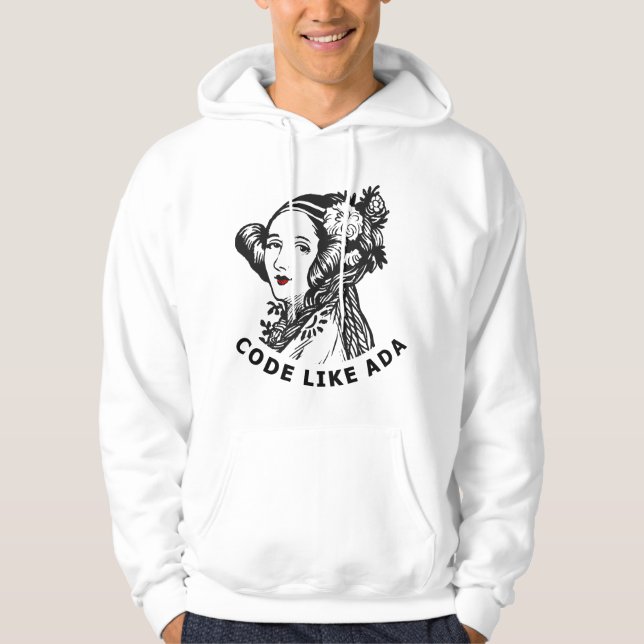 Sudadera Ada Lovelace - Codifica como Ada (Anverso)