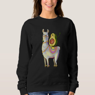 Sudadera Adagio aguacate gracioso sobre un animal de llamad