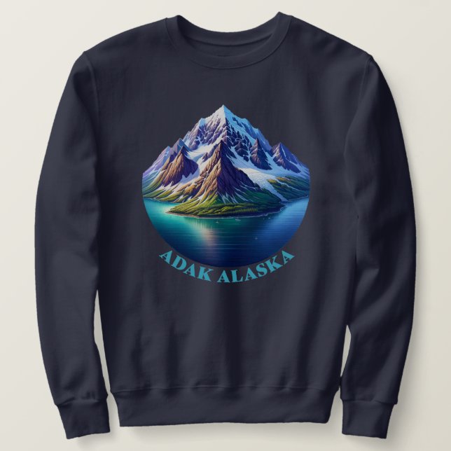 Sudadera Adak Alaska (Anverso del diseño)