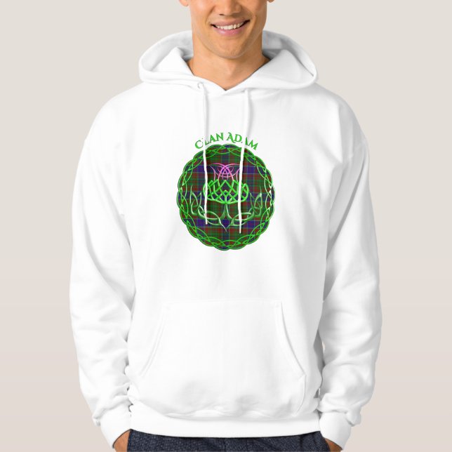 Sudadera Adam Scottish Tartán Celtic Thistle (Anverso)