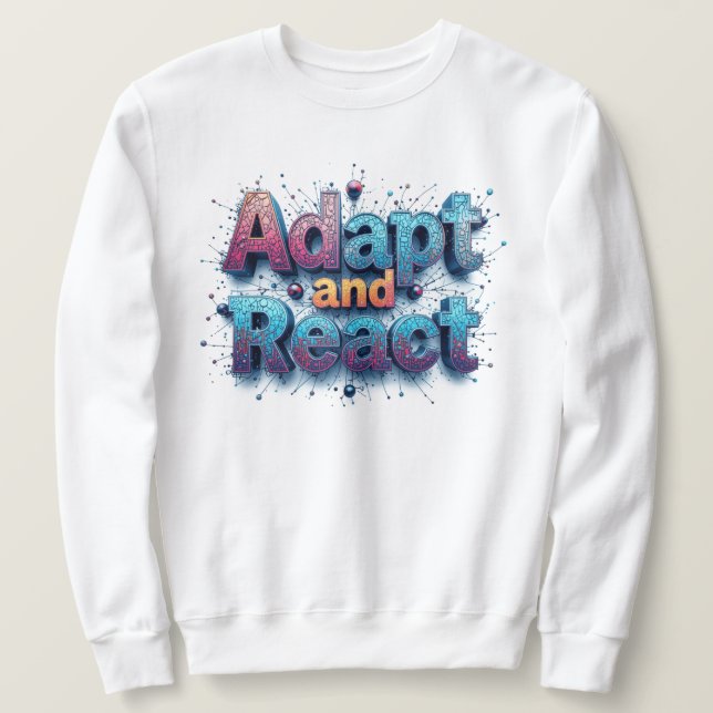 Sudadera Adaptarse y reaccionar a los cielos cambiantes (Anverso del diseño)