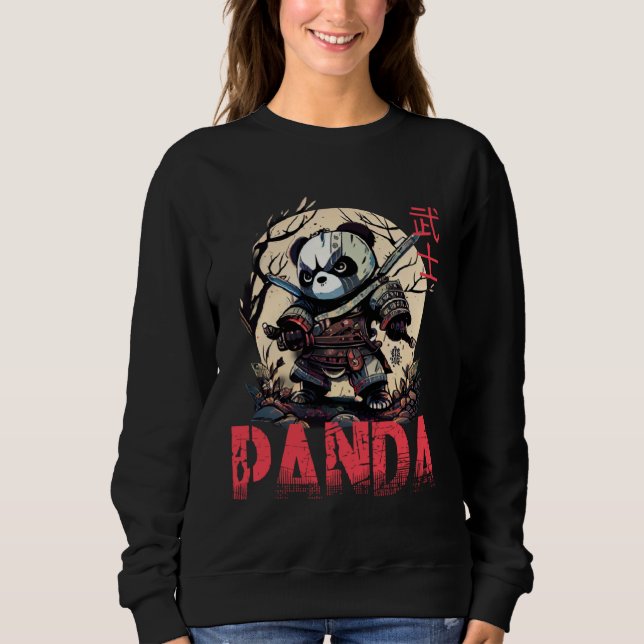 Sudadera Add Samurai Panda to Japanese Art  1 (Anverso)