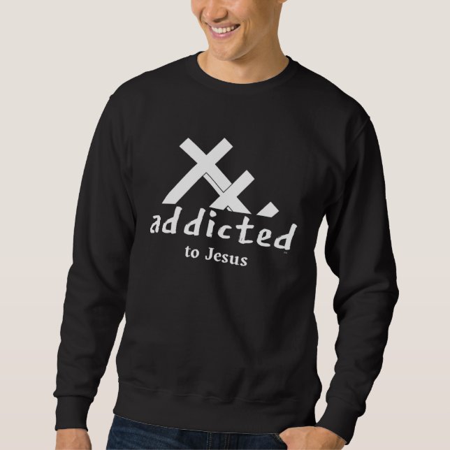Sudadera ADDICTED TO JESUS For Church Events Youth Group (Anverso)