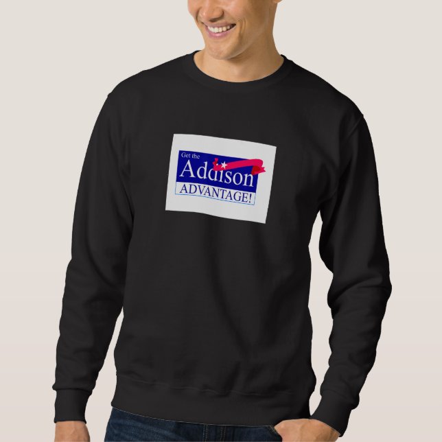 Sudadera Addison Illinois Flag (Anverso)
