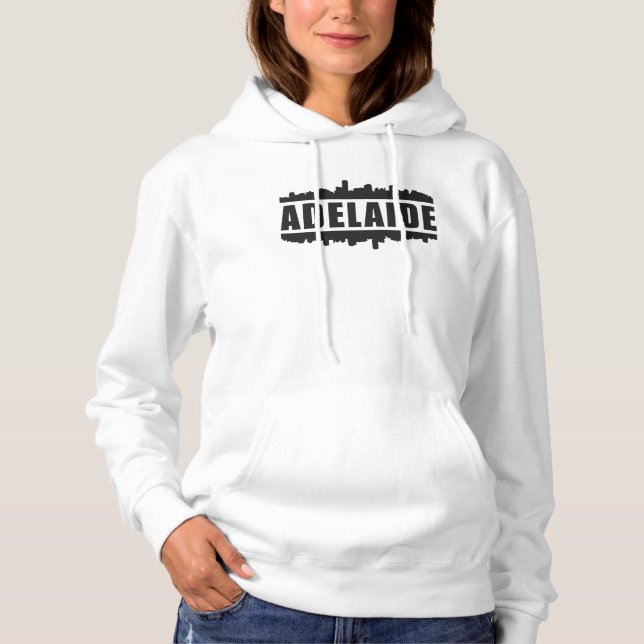Sudadera Adelaide Australia Skyline Cityscape Funny Gift (Anverso)