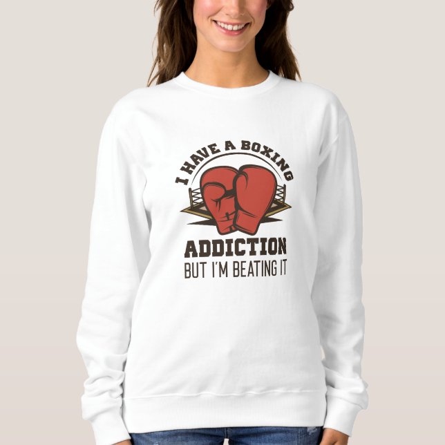Sudadera Adicción al Boxeo (Anverso)