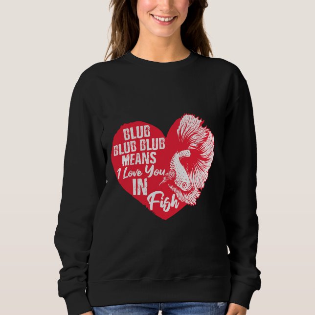 Sudadera Adicción de peces Aquarium de peces (Anverso)