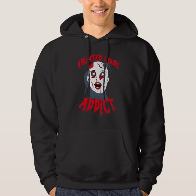 Sudadera Adicto a la casa embrujada de Halloween 1 (Anverso)