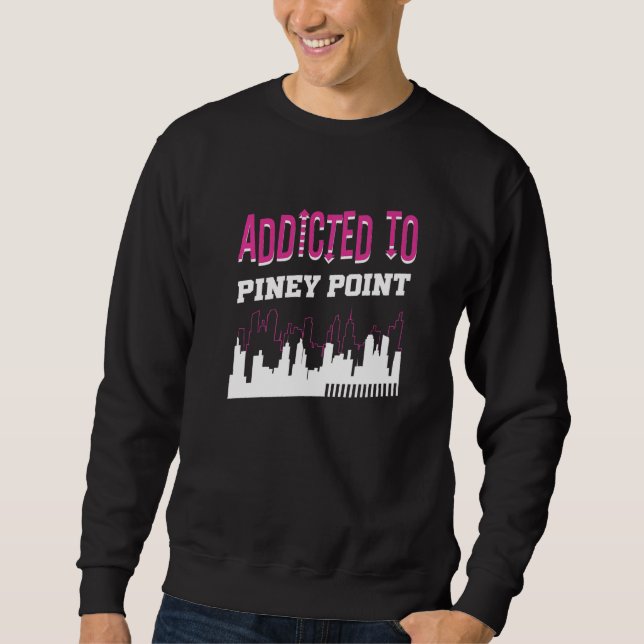 Sudadera Adicto A Piney Point Vacaciones Humor Viaje Maryl (Anverso)