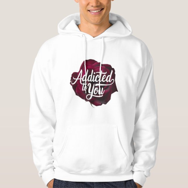 Sudadera Adicto a usted unisex (Anverso)