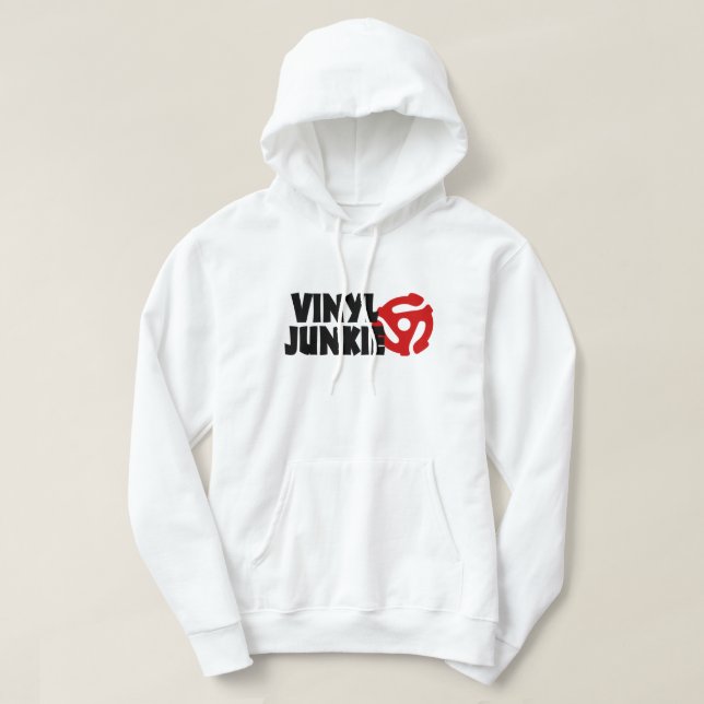 Sudadera Adicto al vinilo (Diseño del anverso)