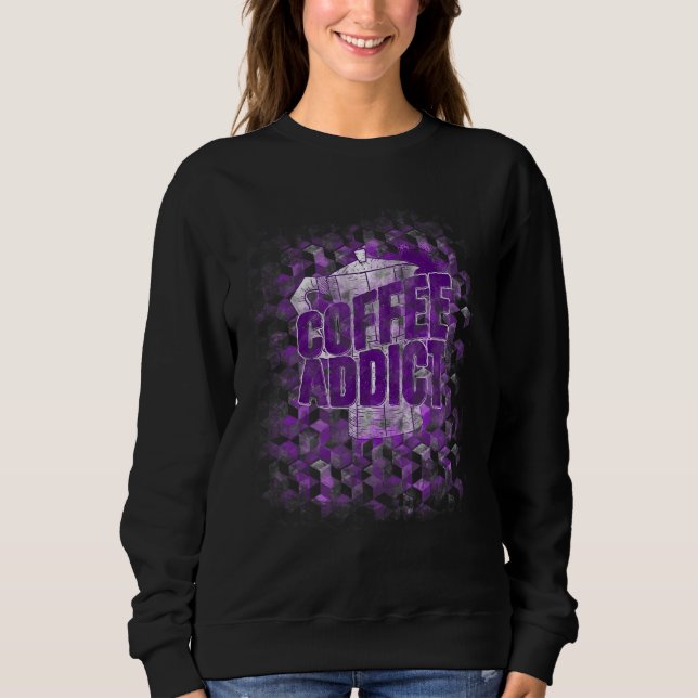 Sudadera Adictos A La Copa De Café De La Prensa Café (Anverso)