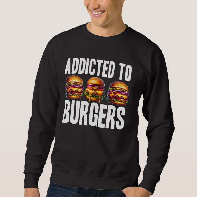 Sudadera Adictos A Las Burgas (Anverso)