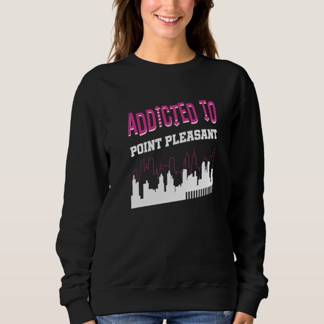 Sudadera Adictos A Señalar Agradable Viaje De Humor Para Va (Anverso)