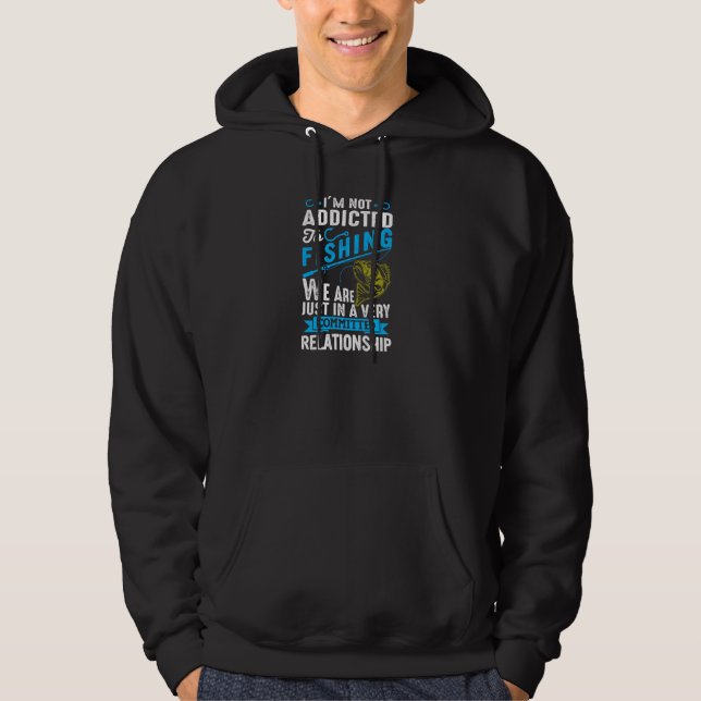 Sudadera Adictos Al Tee De Pescado Para Pescadores Pullov (Anverso)
